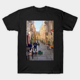 Old Street, Valletta, Malta T-Shirt